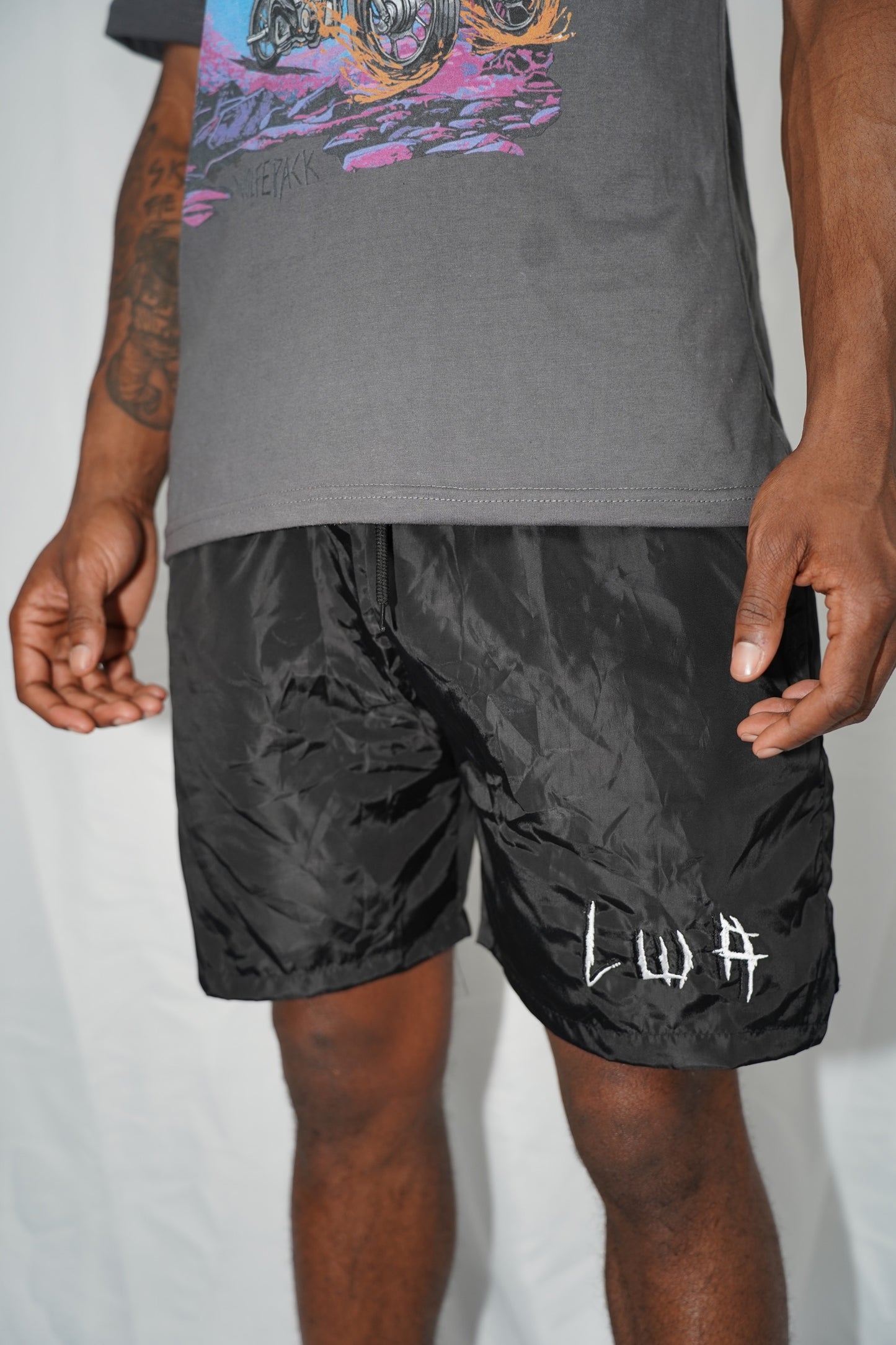 LWA Mens “Windbreaker” Shorts