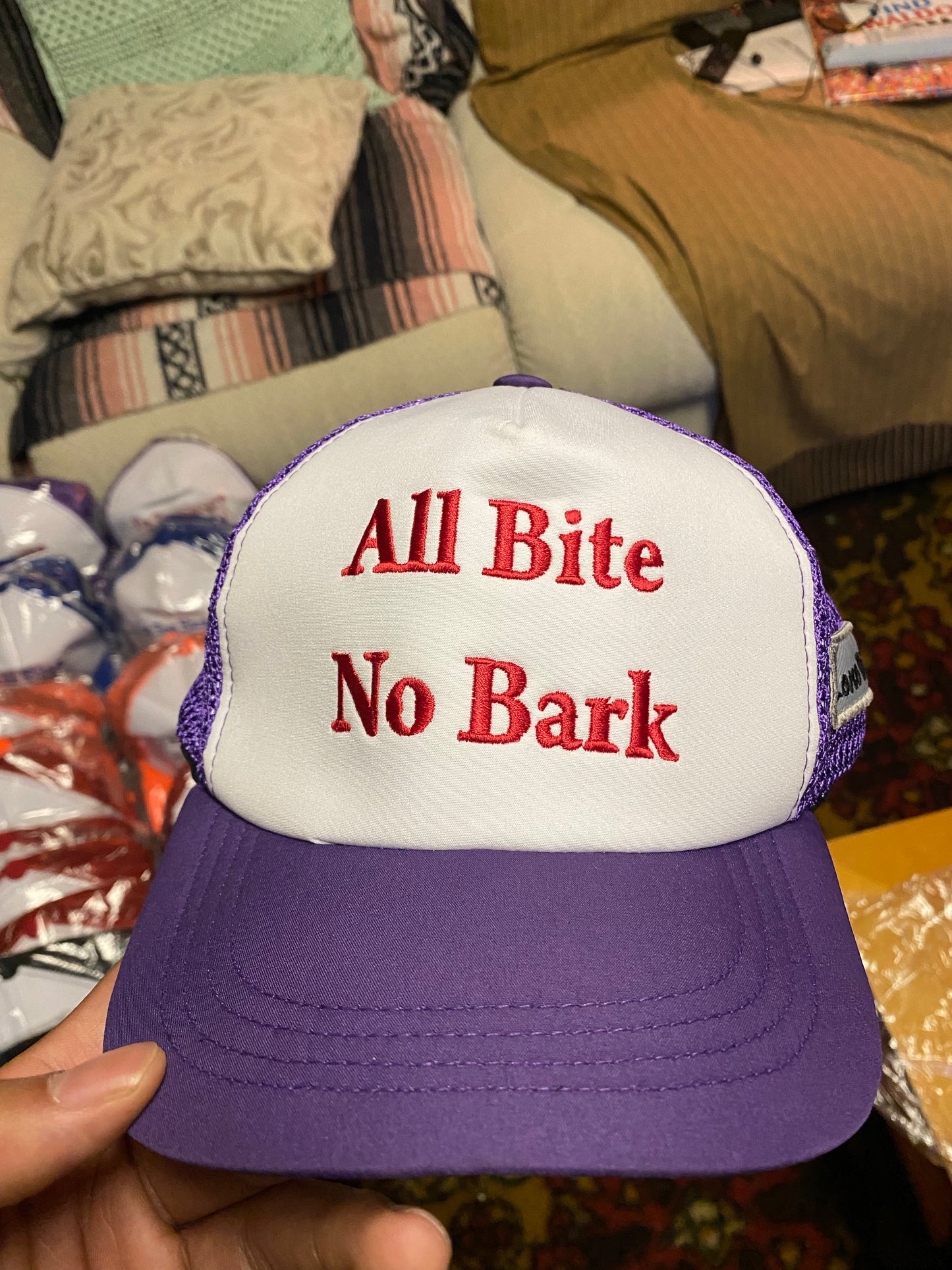 “All Bite No Bark” Trucker Hat