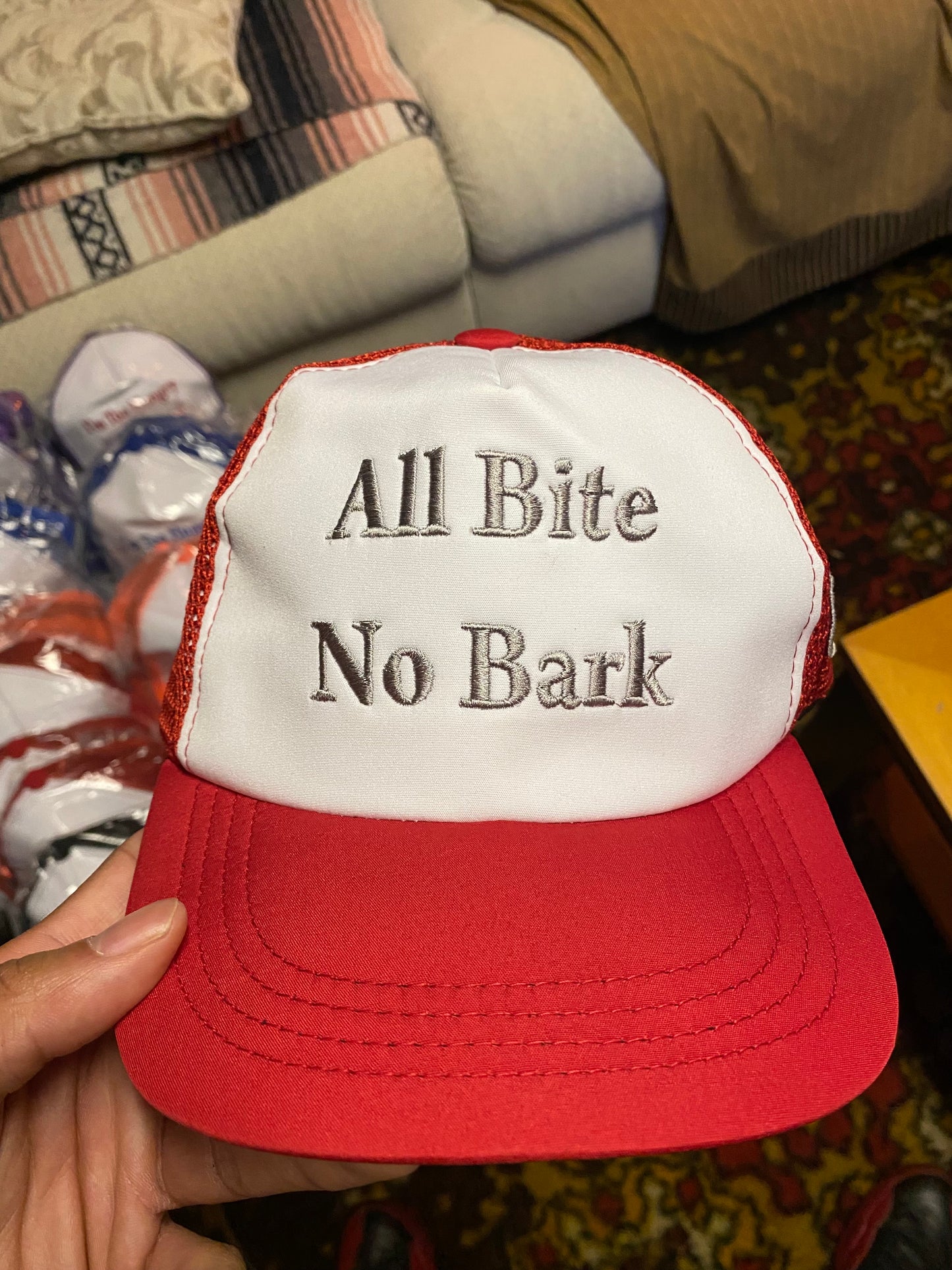 “All Bite No Bark” Trucker Hat