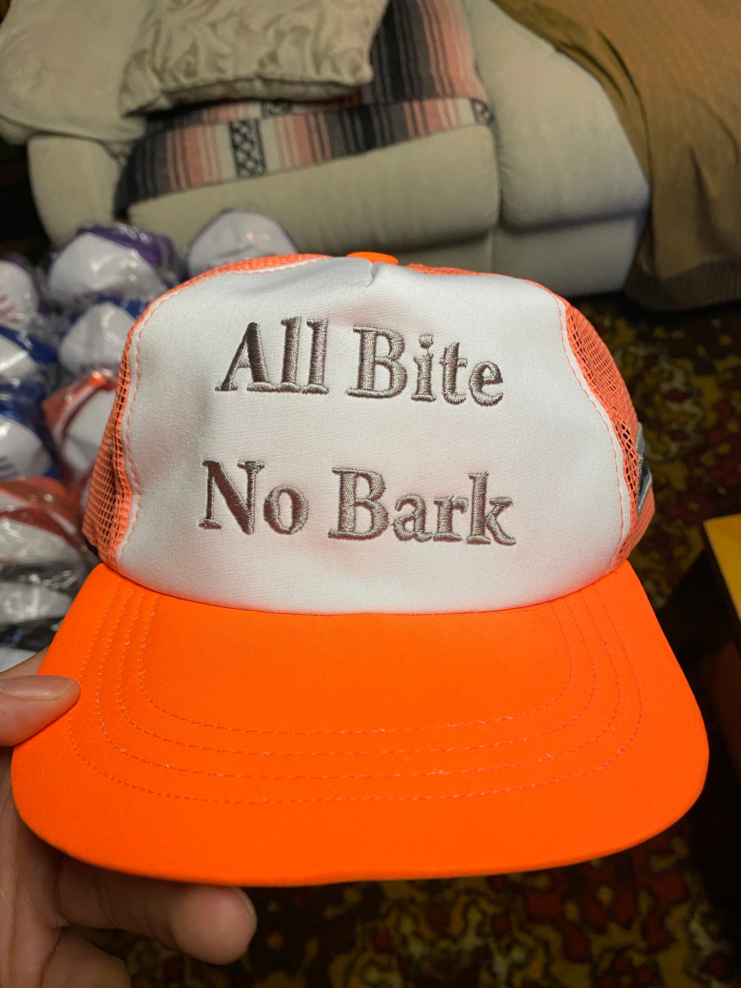 “All Bite No Bark” Trucker Hat