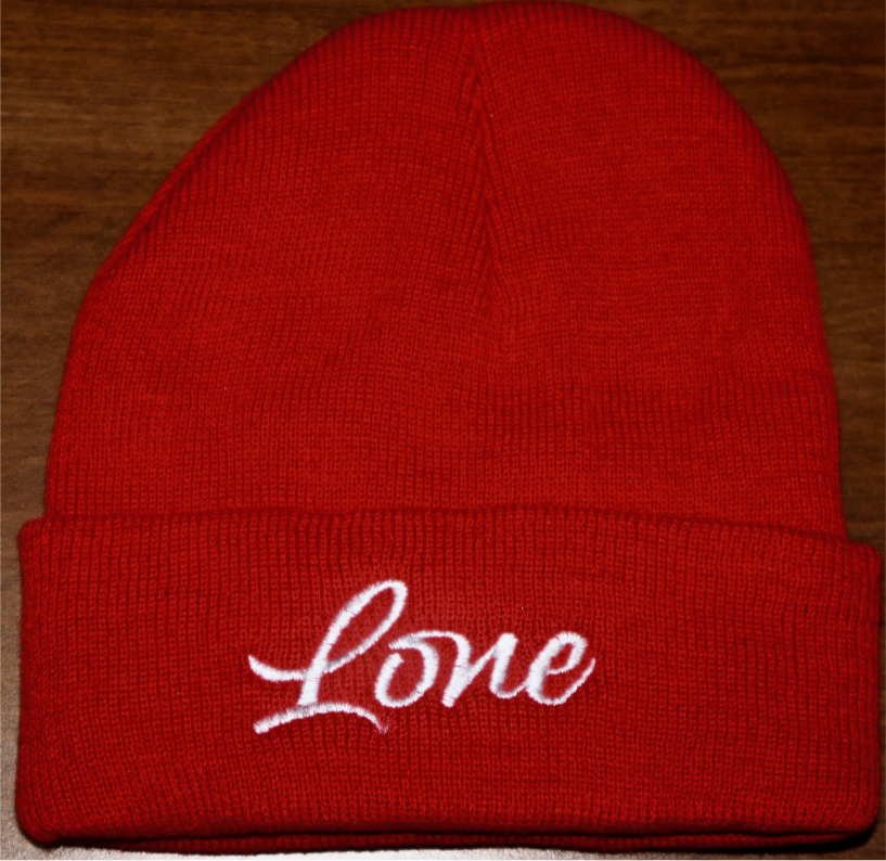 “Red” Lone Wolfe beanie