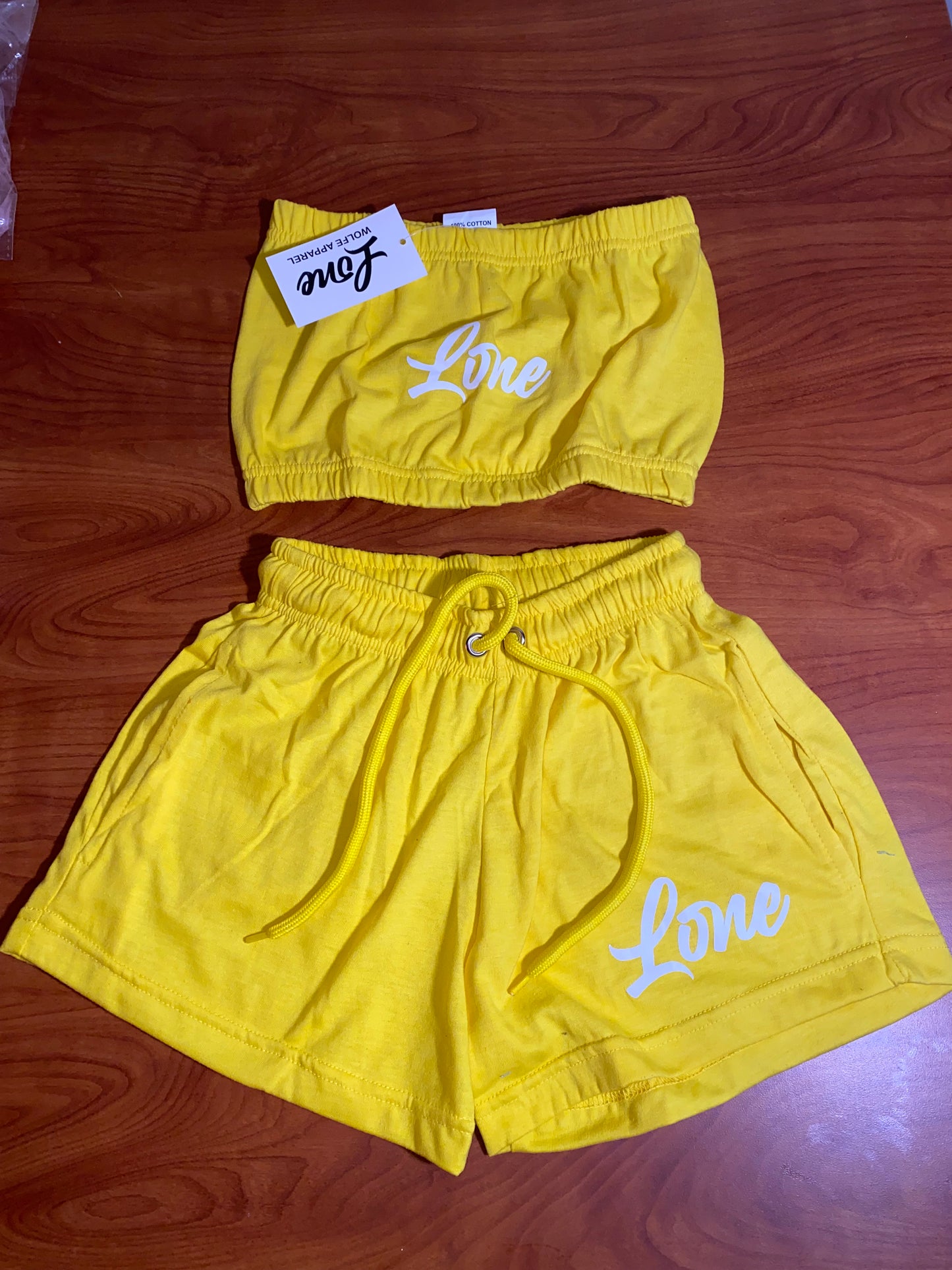 Women's 2 piece summer set.